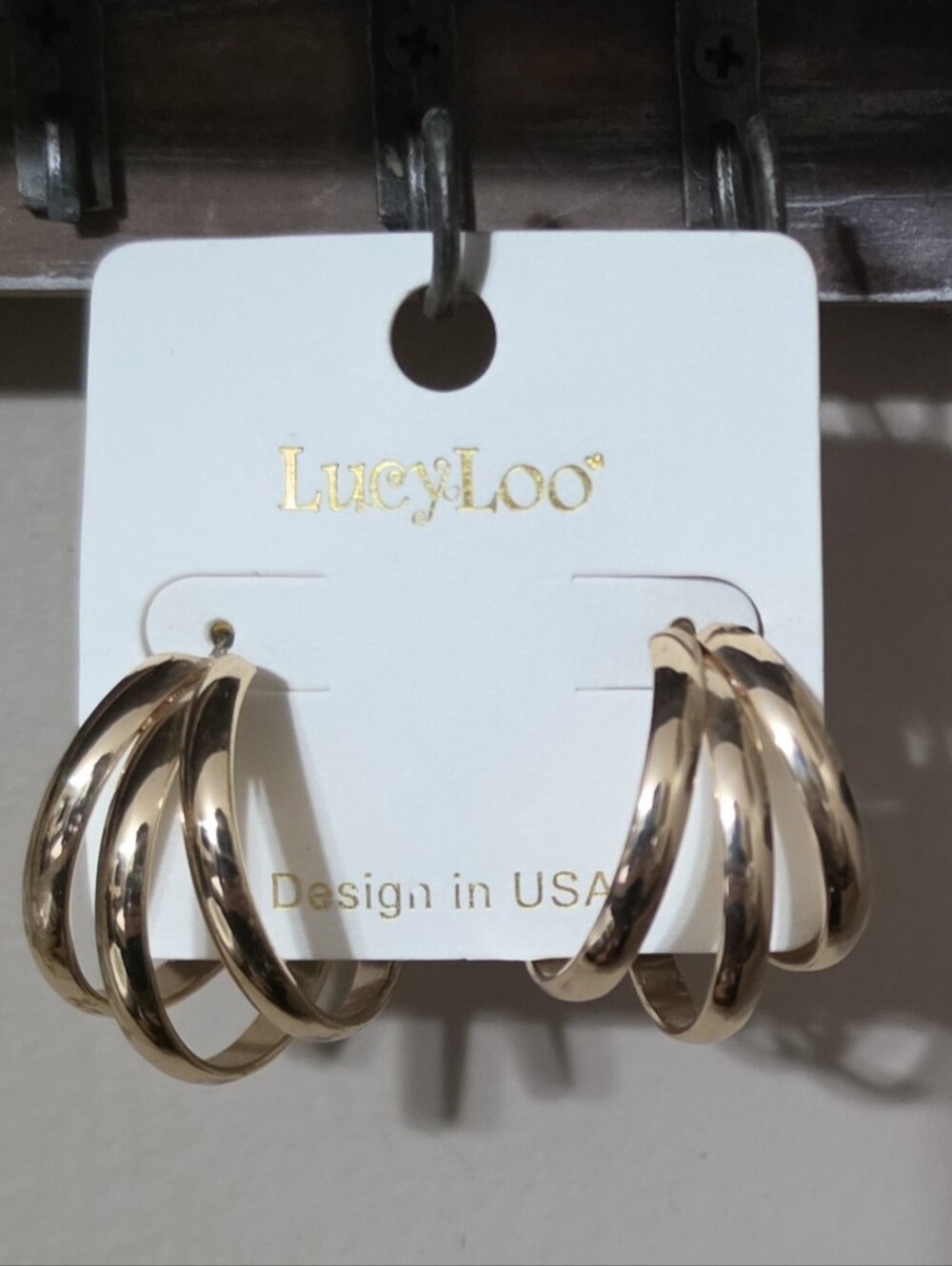 LucyLoo Gold Hoop Earrings